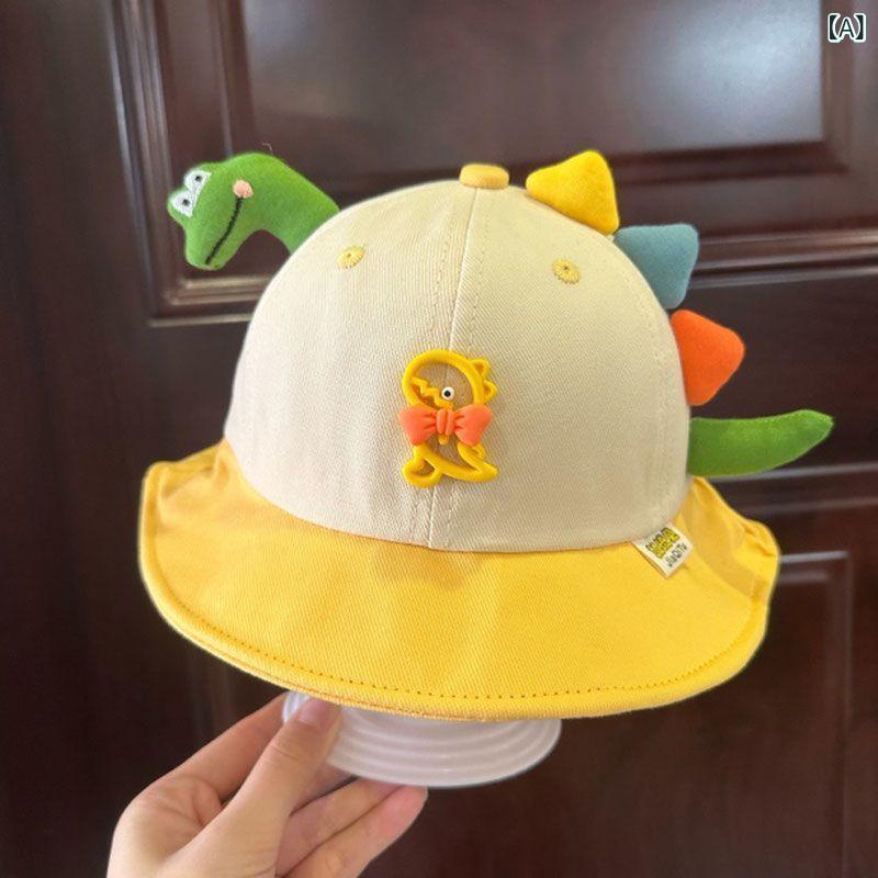 ふんわり暮らし鞄店のバケットハット ベビー キッズ 男の子 女の子 かわいい クマ 耳付き 薄手 春夏 日よけ UVカット 広つば アクリル素材 0歳 1歳 2歳 3歳 お出かけ 普段使い｜アングル2