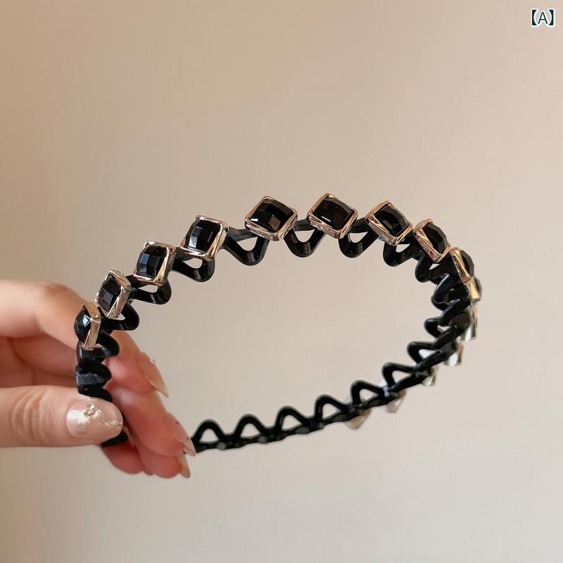 ヘアバンド レディース ウェーブ 滑り止め ふんわり前髪 整理 ヘアクリップ シンプル…