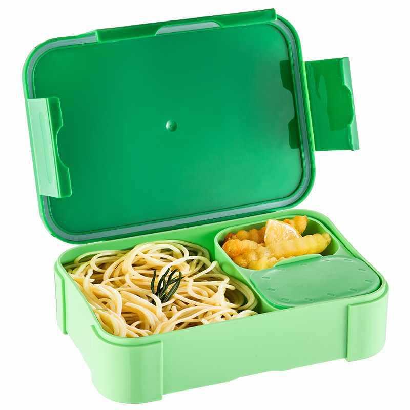・カテゴリ: 弁当箱・素材: プラスチック・形状: 長方形・スタイル: モダンシンプル・柄: 無地・対象: 子供・カラー展開: 緑、ピンク、カーキ、ライトブルー・容量: 800-1000ml・層数: 単層・使用シーン: ピクニック、学校、社食
