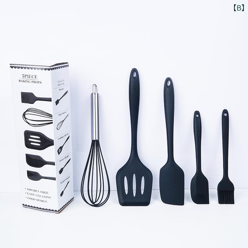 調理器具セット シリコン ベーキングツール 食材クリップ ヘラ ステーキ返し 穴あ...