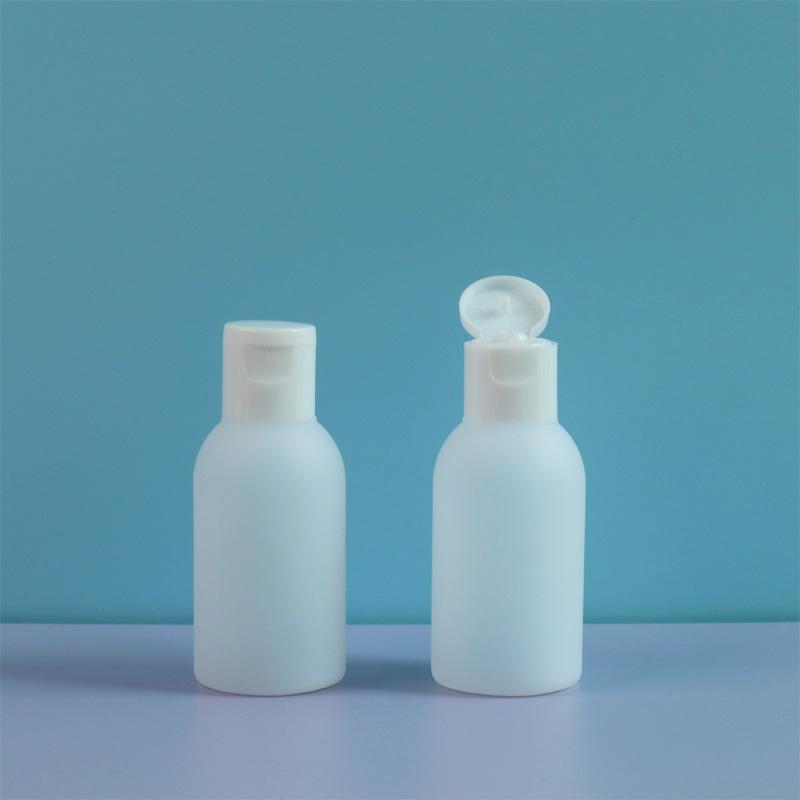 空ボトル ミニサイズ 60ml PE製 半透明 携帯 旅行セット シャンプー 分注 サンプル 化粧品 日用品 美容 ヘアケア スキンケア パッケージ