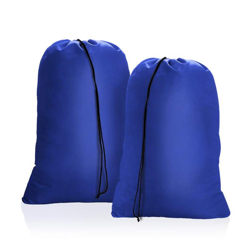 Wash Nets - 収納バッグ 洗濯 洗護 オックスフォード布 超大サイズ ドローストリング キャンプ 旅行 スーツケース内 荷物整理 アウトドア シンプル モダン 黒 青 白