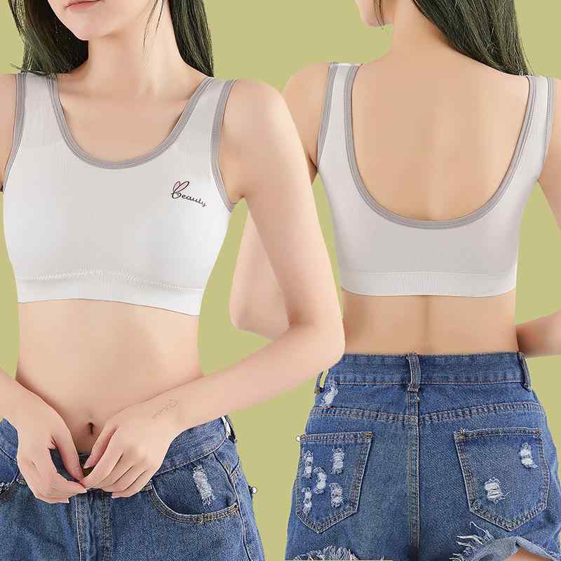 ブラジャー ジュニア 女の子 ノンワイヤー チューブトップ ベアトップ インナー ハ...