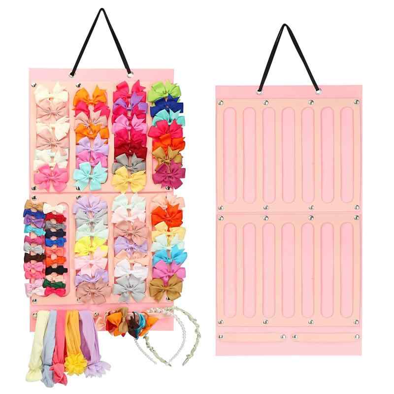 Wall Furniture - 収納袋 ハンギング 壁掛け ヘアアクセサリー フェルト ピンク かわいい おしゃれ シンプル モダン ジュエリー 旅行 メイク 寝室 リビング