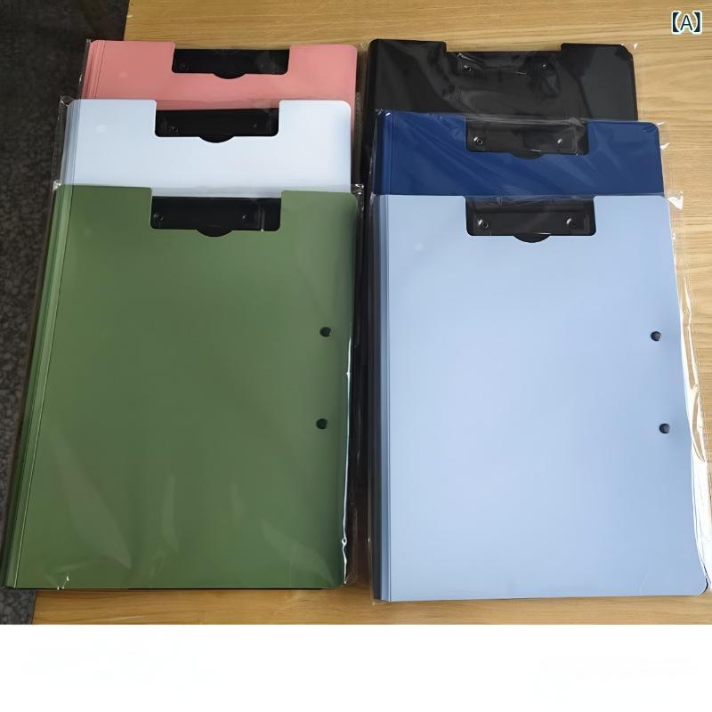 クリップボード A4 A3 軽量 PP 発泡 二重 ワイド 強力 クリップ オフィス デスク 学生 学校 秘書 事務 ビジネス ファイル 書類 資料 レポート 書き込み板 ノートホルダー 収納 黒 白 紺