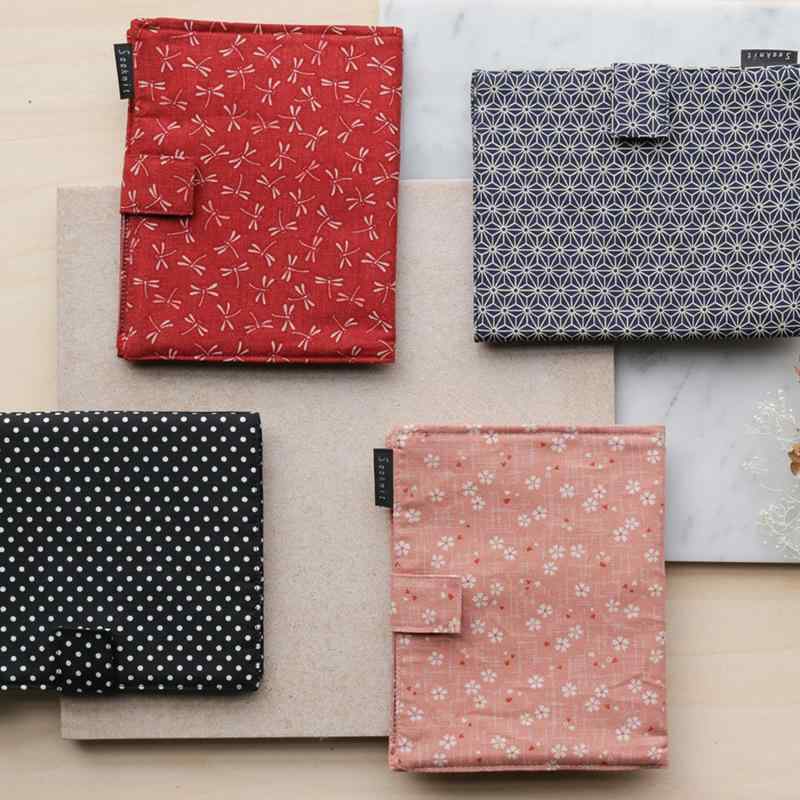 かぎ針 収納ポーチ 編み物 道具 コットン 手芸 ケース DIY 針袋 刺繍針 毛糸針 ハンドメイド ツール 日本製 かわいい ピンク 赤 黒