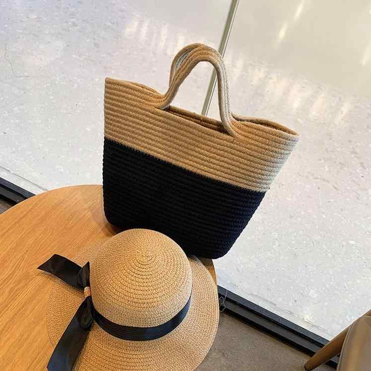 ・カテゴリ: 草編みバッグ・主な素材: 草編み・裏地: 綿・カラー展開: キャメル、ピンク、虹色カーキ、虹色ホワイト・サイズ: 中・形状: 楕円形・開閉方式: オープン・内部構造: スマホポケット・硬度: 中・外ポケット: オープンポケット・肩紐本数: 2本・デザイン: 編み込み、ステッチ
