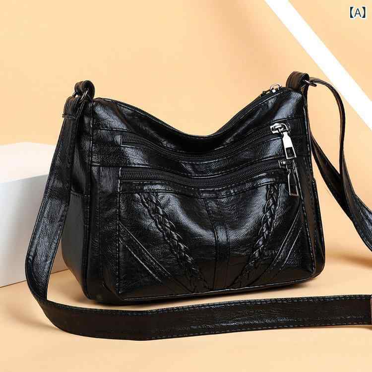 バッグ レディース ミニ スクエア ショルダーバッグ 斜めがけ カジュアル PU 黒 レース ストリート 春夏 中型 ソフト シングルストラップ ポリエステル裏地 普段使い