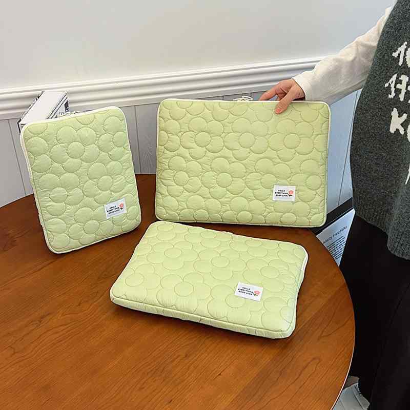 ノート PC ケース メンズ レディース 刺繍 大容量 防水布地 13インチ 無地 ポリエ...