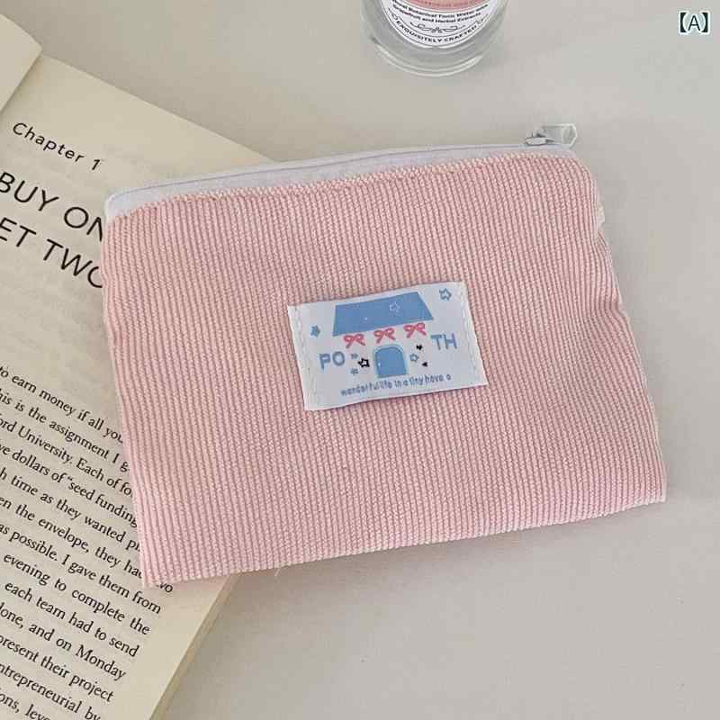 Other - コインケース メンズ レディース バレエ風 蝶結び ピンク アイボリー ブルー コットンコード マカロンカラー かわいい 小物収納 ポーチ 普段使い コンパクト