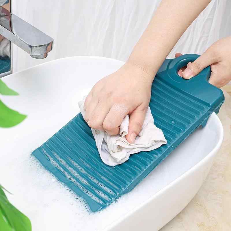 洗濯板 プラスチック 厚手 耐久性 ミニサイズ 手洗い板 洗濯用品 ランドリー 滑り...