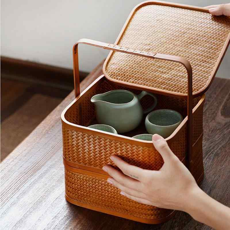 楽天市場】ピクニックバスケット 二段の通販