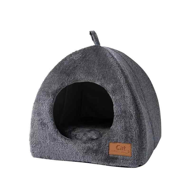猫ちぐら 猫ベッド 冬 犬猫兼用 防寒 クッション 暖かい ドーム型 キャットハウス ...
