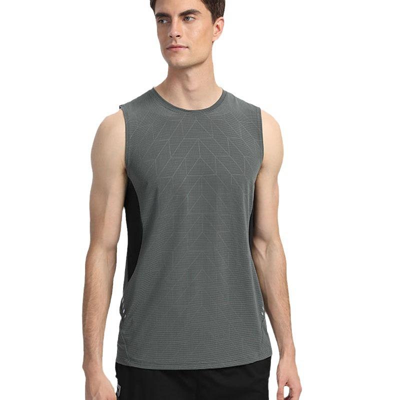 Tシャツ メンズ ノースリーブ 吸汗速乾 通気性 軽量 スポーツウェア ランニング マラソン トレーニング フィットネス タンクトップ 運動着 ゆったり トップス 春夏