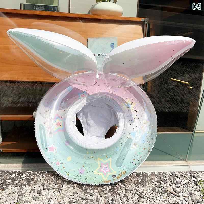 浮き輪 キッズ 女の子 子供用 ビーチグッズ スパンコール 人魚 メルヘン マーメイ...