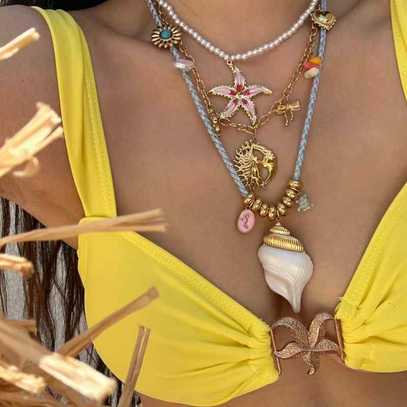 ・カテゴリ: ネックストラップ・素材: ステンレス・処理プロセス: 電気メッキ・デザイン: その他・チェーンの種類: レギュラーチェーン・重ね付け: 対応・ペンダント素材: ステンレス・外周: 41cm-50cm・カラー展開: 大海螺、月、花・トレンド要素: 太陽、月、星・スタイル: 欧米風・重量: 約20g・スタイル分類: 通勤ファッション・ターゲット層: 女性・トレンド要素分類: 自然