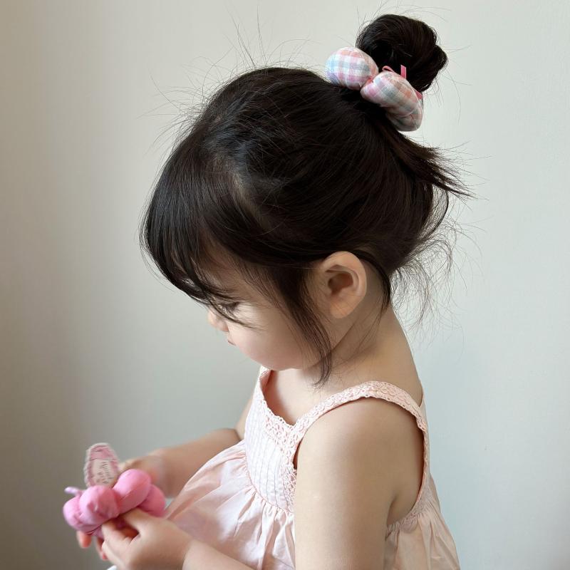 ・スタイル: 韓国風・対象: 子ども、3〜10歳、乳幼児（0〜3歳）・素材: 布・カラー展開: ピンク系、パープル系、イエロー系・柄: ミックス、レース、田園、フラワー、小花柄、バイカラー、プリント・セット内容: セット・カテゴリ: ヘアゴム、ヘアアクセサリー