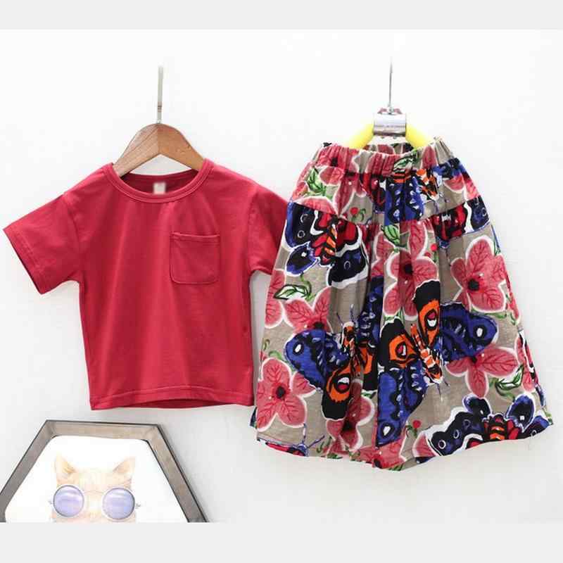 セットアップ キッズ 女の子 半袖 Tシャツ ワイドパンツ 2点セット 子供服 夏 涼し...