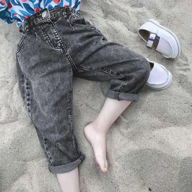 パンツ キッズ 男の子 女の子 秋 コットン混紡 デニムパンツ ロングパンツ ジーパン 長ズボン ジュニア 韓国風 無地 伸縮性 カジュアル 普段着 通学 通園 90 100 110 120