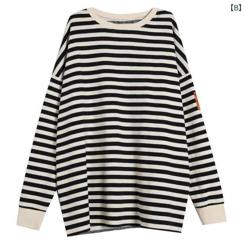 Tシャツ レディース 妊婦 2点セット トップス レギンス 長袖 ボーダー柄 バイカラ...