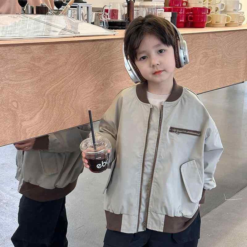 ジャケット キッズ 男の子 アウター 野球服 ジップアップ 撥水 防風 カジュアル 春秋