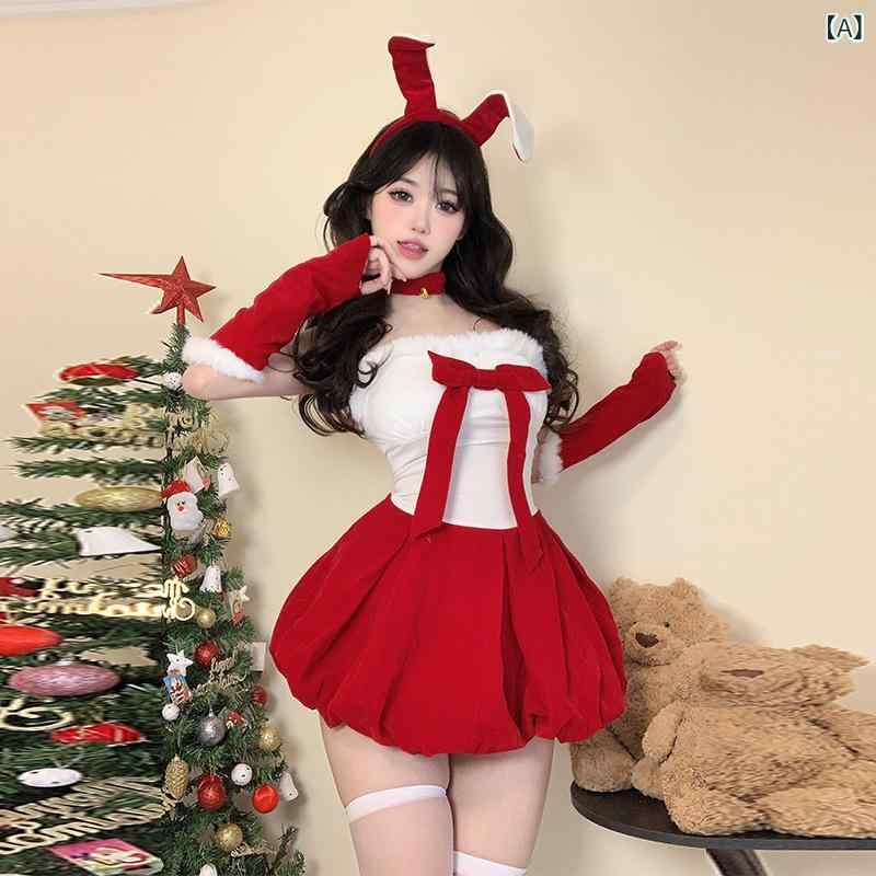 コスプレ レディース サンタ 兔女郎風 セクシー ランジェリー クリスマス 衣装 カ...