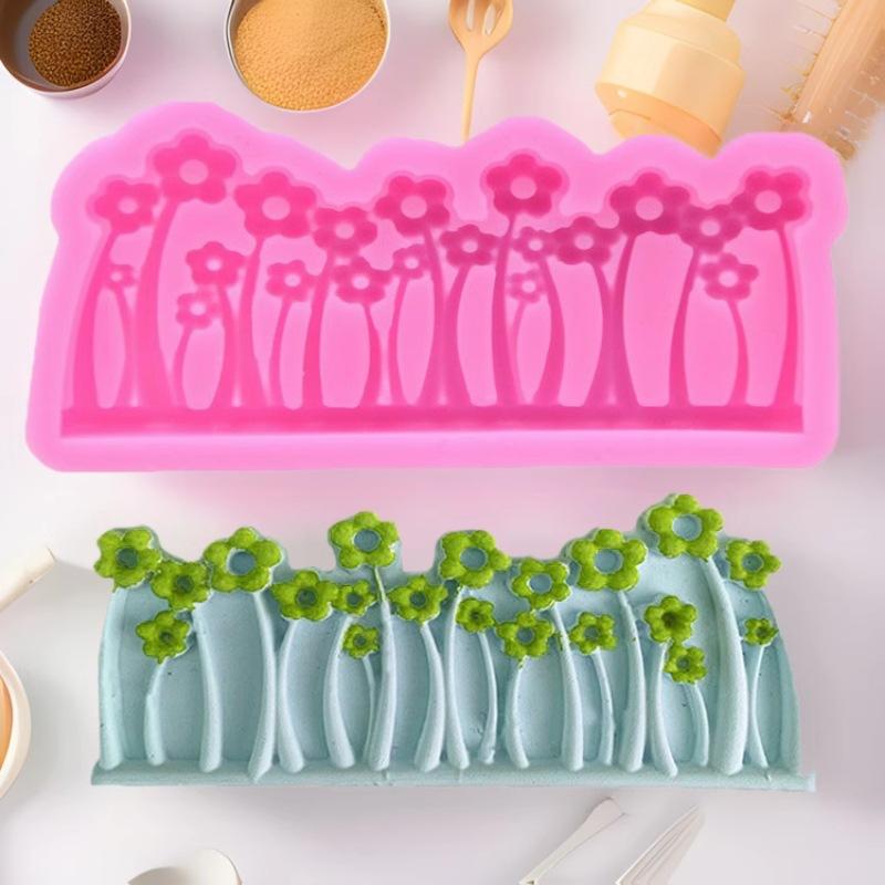 シリコンモールド ケーキ型 チョコレート レース 花 フラワー ハンドメイド DIY デ...