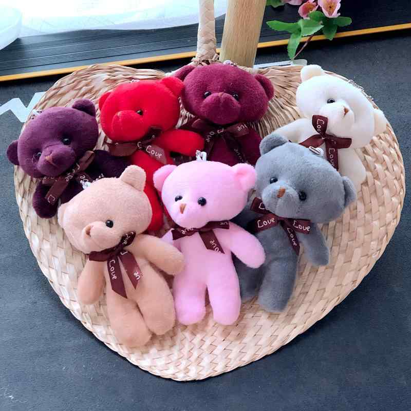キーホルダー ぬいぐるみ テディベア クマ バックチャーム かわいい ふわふわ ミニサイズ ストラップ 人形 キーリング 小物 アクセサリー プレゼント 景品