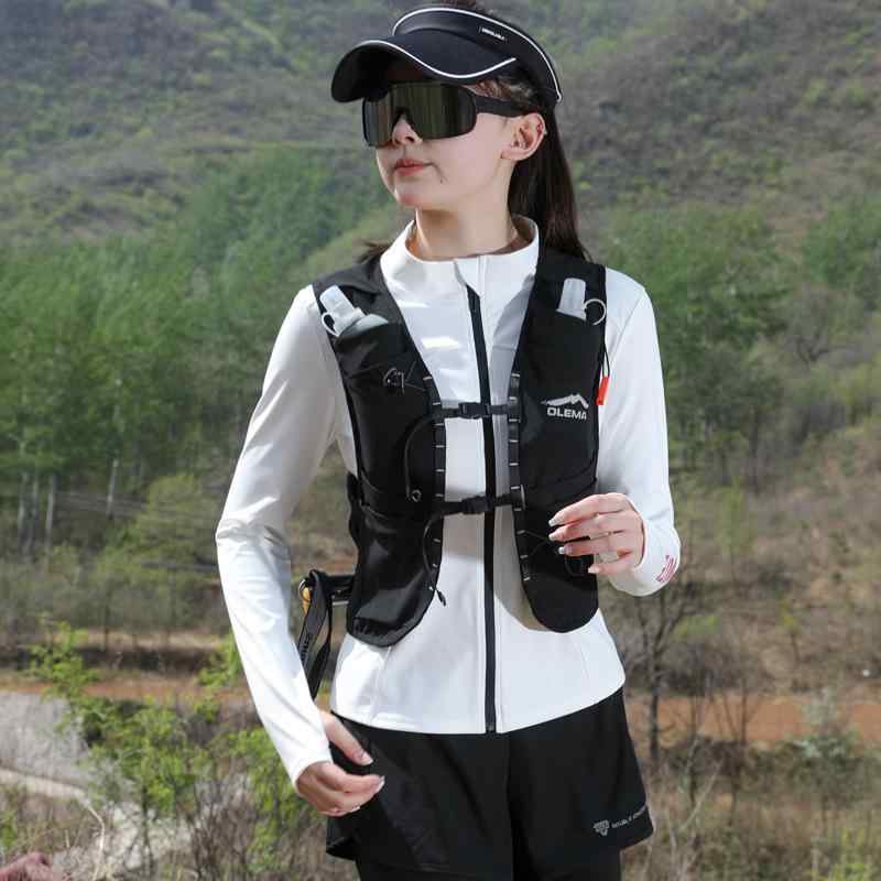 バックパック ユニセックス 軽量 通気性 撥水 ナイロン ランニング 登山 サイクリング マラソン 旅行 アウトドア 20L以下
