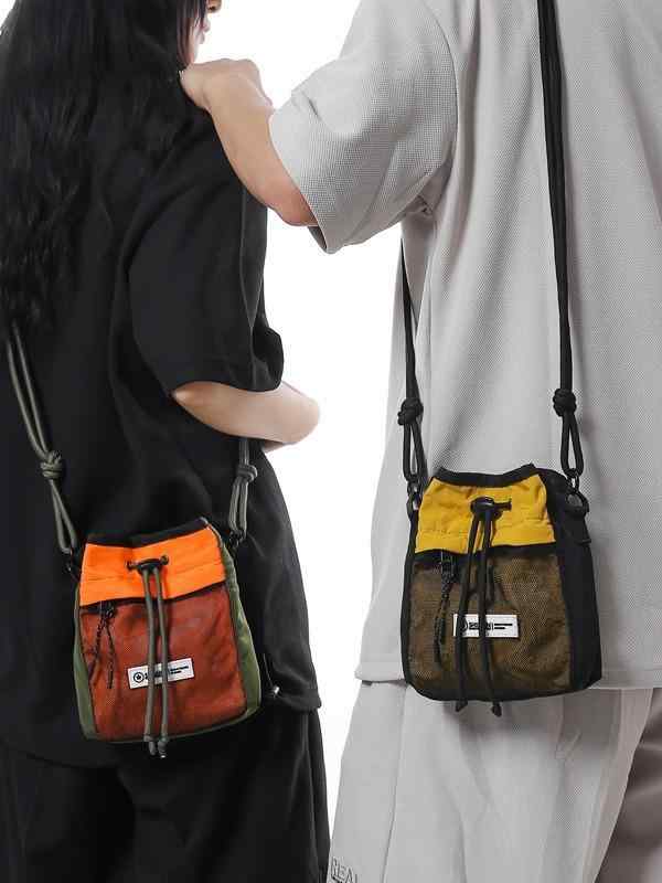 ・主な素材: ナイロン・機能: 防水・性別: 男女兼用・カラー展開: オレンジ×グリーン、ブラック×イエロー、カーキ・用途: アウトドアスポーツ・柄: 無地・裏地: ポリエステル・カテゴリ: スポーツウエストバッグ