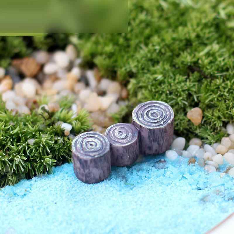 置物 苔テラリウム マイクロ景観 オーナメント ミニチュア 切り株 木橋 日式 雑貨 ...