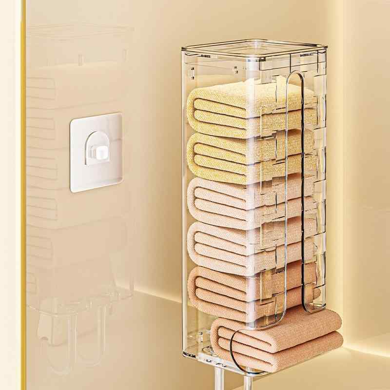 収納ボックス 壁掛け レディース メンズ 浮かせる収納 下着 靴下 ストッキング 整理ケース クローゼット 吊り下げ 省スペース 穴あけ不要 シンプル 透明 soarsole-10389144 ふんわり暮らし鞄店 パッケージ画像