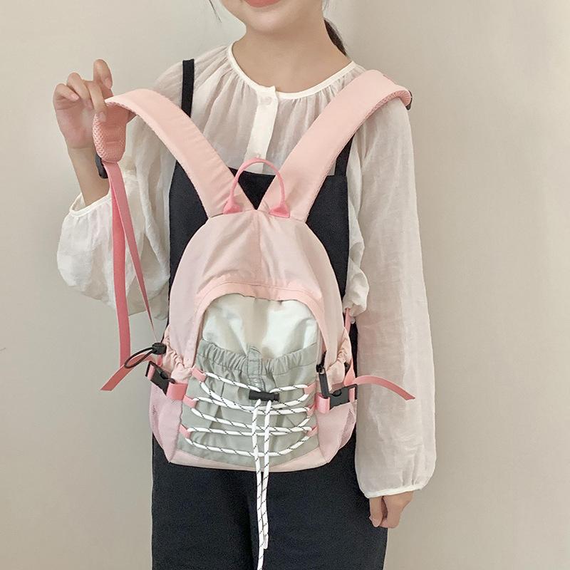 リュックサック キッズ 女の子 小学生 軽量 大容量 撥水 ナイロン リュック デイパック 通学 塾 習い事 遠足 旅行 アウトドア カジュアル 無地