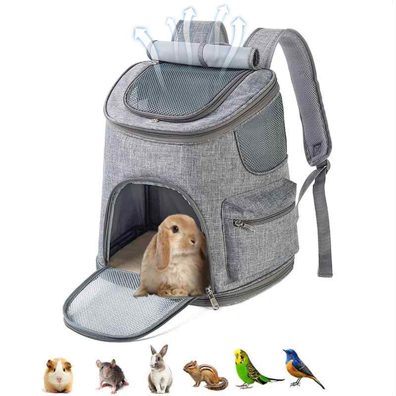 ペットキャリーバッグ 折りたたみ 多機能 軽量 撥水 3WAY 通気性 小型犬 猫 ウサギ...