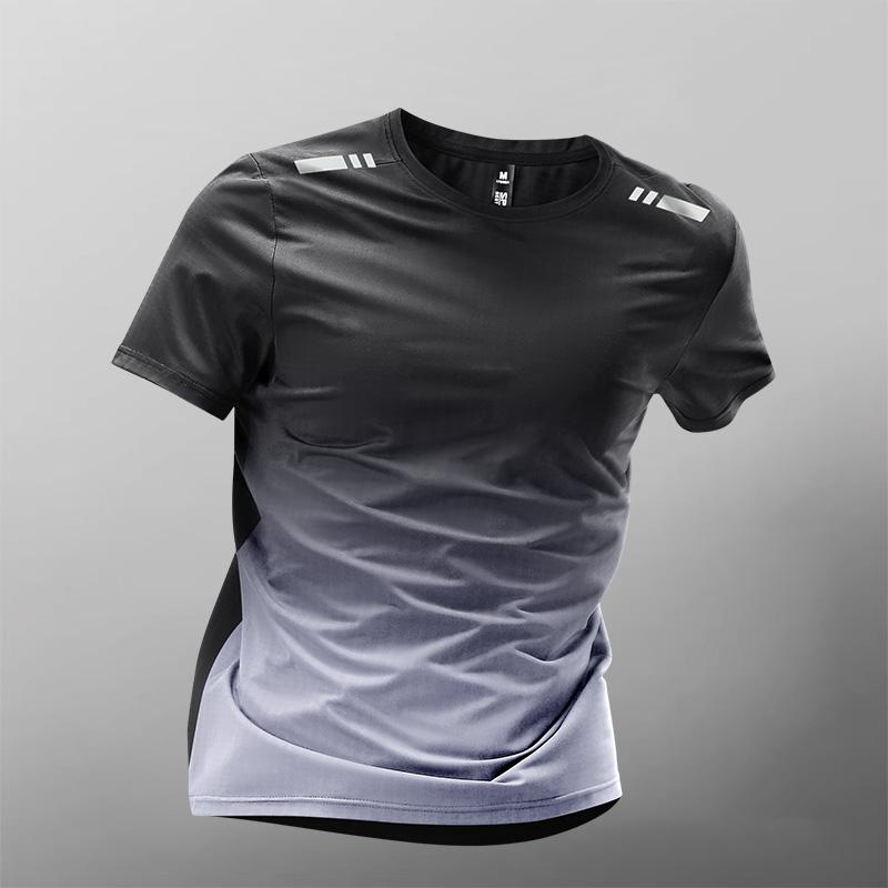 Tシャツ メンズ 春夏秋 2点セット 接触冷感 吸汗速乾 丸首 半袖 トップス トレーニングウェア スポーツウェア ランニング フィットネス ショートパンツ 部屋着 軽量