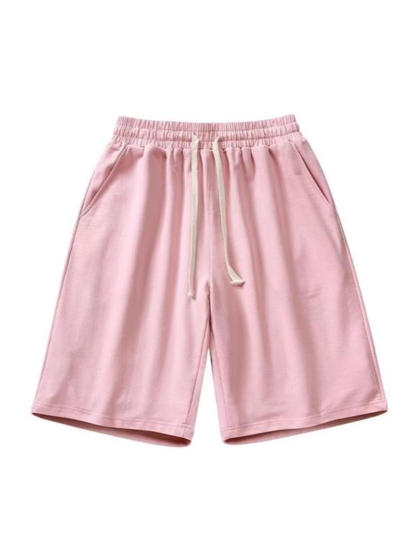 ・カテゴリ: 子供用パンツ・スタイル: カジュアル・パンツ丈: 5分丈・主な素材: 綿・素材割合: 85%・性別: キッズ（男の子）・対象年齢: 8歳以上（身長140cm以上）・デザイン: ベーシック・生地加工: ソフト加工・柄: 無地・テイスト: スポーツ、ブリティッシュ、ストリート・ウエスト: ミディアムウエスト・フロント仕様: ウエストゴム・カラー展開: パープル、ピンク、グレー、ブラック、ネイビー・対応身長: 130cm、140cm、150cm、160cm、170cm