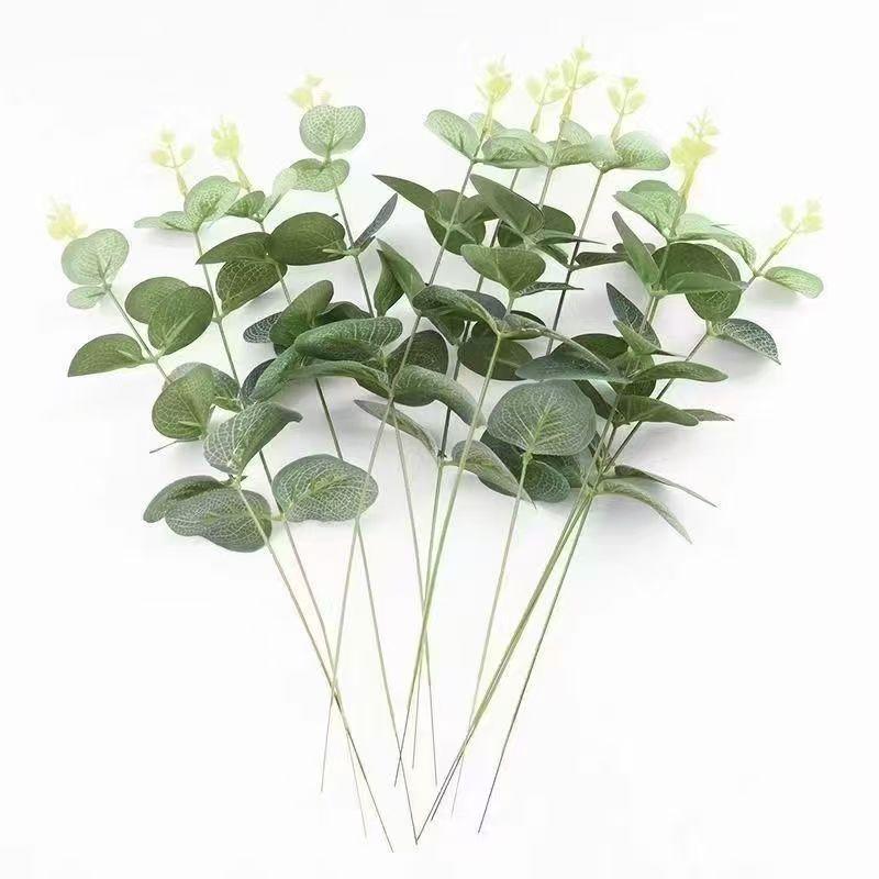 造花 ユーカリ フェイクグリーン 観葉植物 金銭葉 人工観葉植物 リアル 枝物 挿し木 アレンジメント ウェディング 結婚式 装飾 小物 撮影プロップス インテリア 飾り 雑貨 グリーン 緑