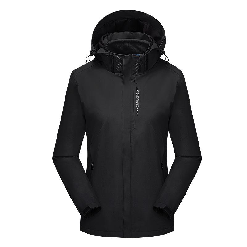アウター マウンテンパーカー 男女兼用 3WAY 撥水 防風 防寒 登山服 ボアインナー付き 取り外し可能 ウィンドブレーカー ジャケット