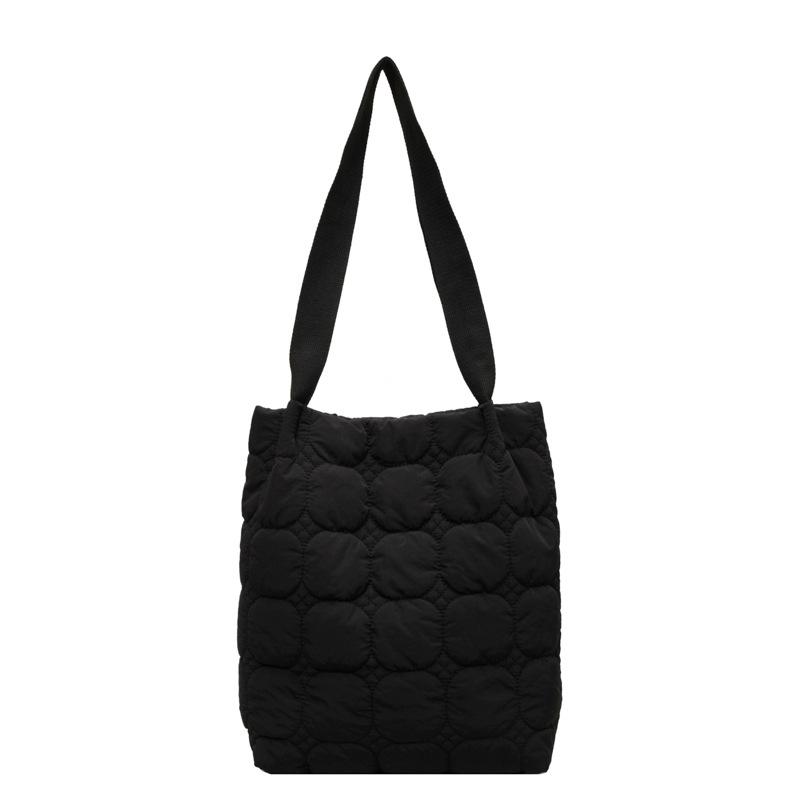 バッグ レディース トートバッグ キルティング 大容量 軽量 A4対応 縦型 肩掛けバッグ 通勤 通学 カバン カジュアル シンプル コットンダウン おしゃれ