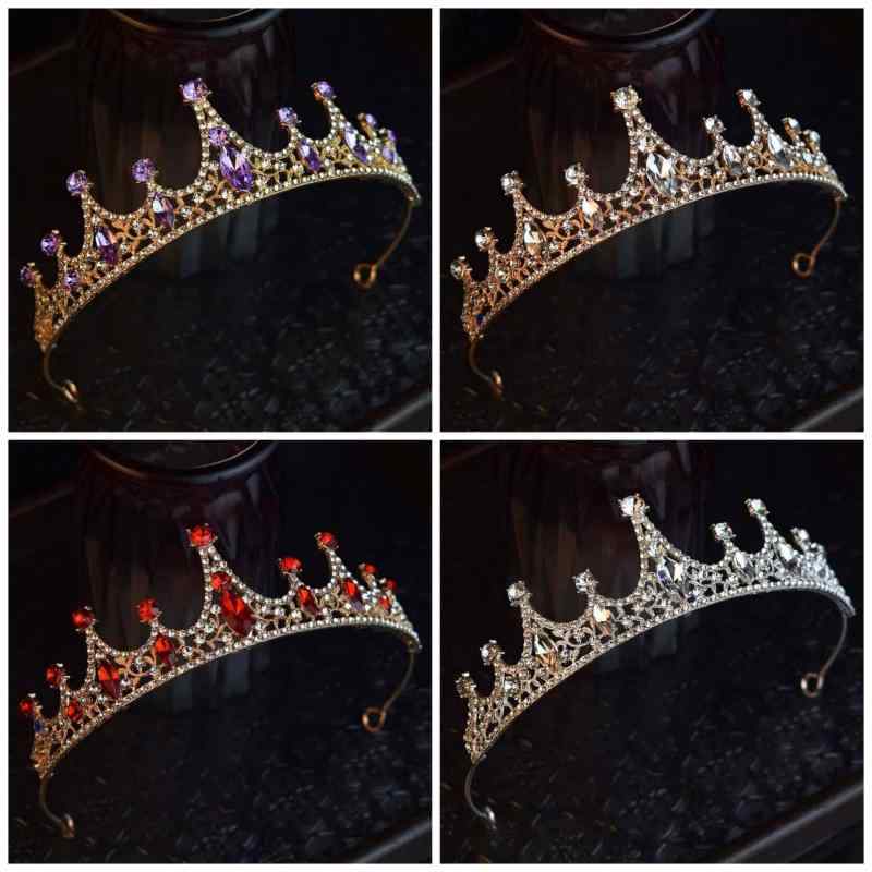 カチューシャ レディース ティアラ 王冠 ヘアアクセサリー 水晶 ラインストーン キラキラ カラフル 合金 ヘッドドレス 誕生日 発表会 パーティー 演奏会 プリンセス 髪飾り 電気メッキ加工