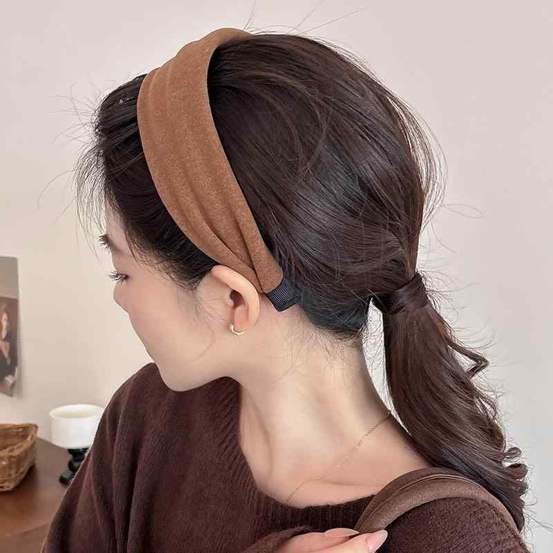 ・カテゴリ: ヘアアクセサリー・カラー展開: オートミール、グレー、ダークブラウン、オフホワイト、タロパープル、ブラック・スタイル: 韓国風、フレッシュ、フェミニン・対象: レディース