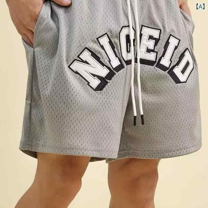 ふんわり暮らし鞄店のショートパンツ メンズ 吸汗速乾 メッシュ 涼しい カジュアル スポーツ ボトムス ハーフパンツ 沙灘パンツ 大サイズ プリント ウエストゴム｜アングル2
