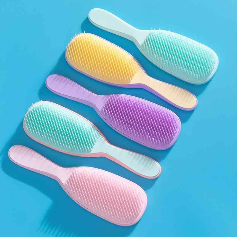 ヘアブラシ レディース 静電気防止 もつれ解除 コンパクト 軽量 携帯用 美髪コーム 頭皮マッサージ ヘアケア 持ち運び 旅行用 soarsole-10435318 ふんわり暮らし鞄店 パッケージ画像