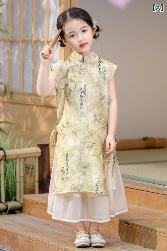 ・柄: 抽象・スタイル: 中式・生地加工: 柔軟処理・セット内容: セット・安全基準: B類・性別: 男女兼用・生地名: シフォン・主な素材: ポリエステル ・生地の厚さ: 普通・カラー展開: 女児夏用ワンピース、男児半袖セット、女児長袖ワンピース、男児長袖セット・サイズ展開: 100cm、110cm、120cm、130cm、140cm、150cm、160cm、170cm・タイプ: 民族衣装・対象年齢: 8歳以上・カテゴリ: 子供用旗袍・唐装・民族衣装