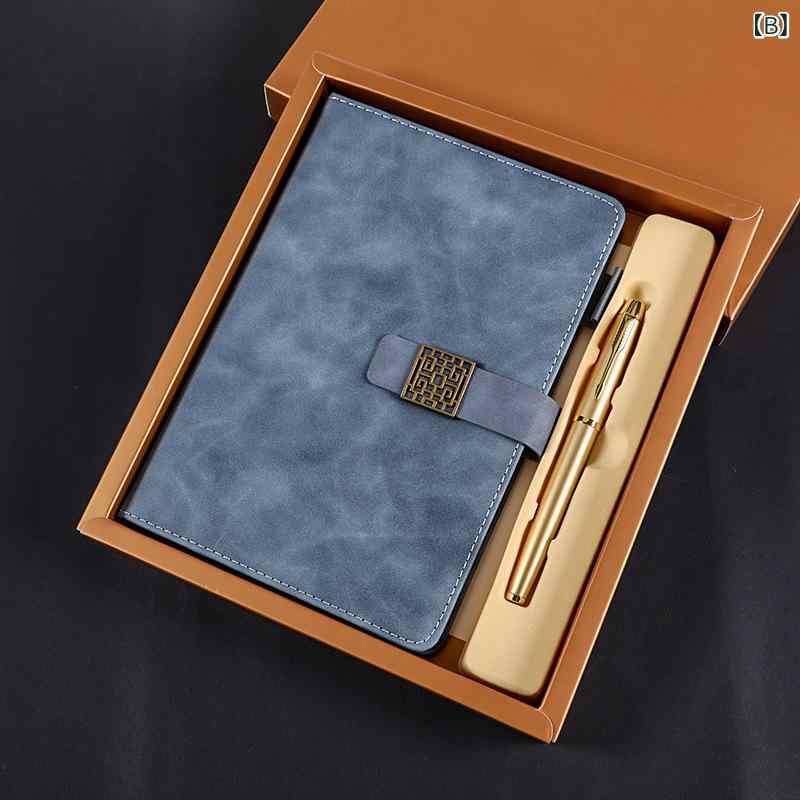 文房具セット ビジネス ギフトセット メモ帳 ボールペン 金属製 ペン 事務用品 オフィス用品 贈り物 記念品 記念日 プレゼント soarsole-10451243 ふんわり暮らし鞄店 サンプル画像3
