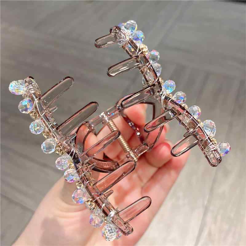ヘアクリップ レディース ヘアアクセサリー 髪留め 髪飾り バンスクリップ シャー...