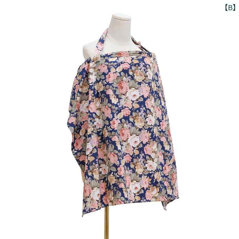 ふんわり暮らし鞄店の授乳ケープ レディース 授乳カバー ポンチョ 360度安心 コットン プリント マルチカバー 目隠し 軽量 コンパクト 通気性 出産祝い プレゼント 贈り物｜アングル3