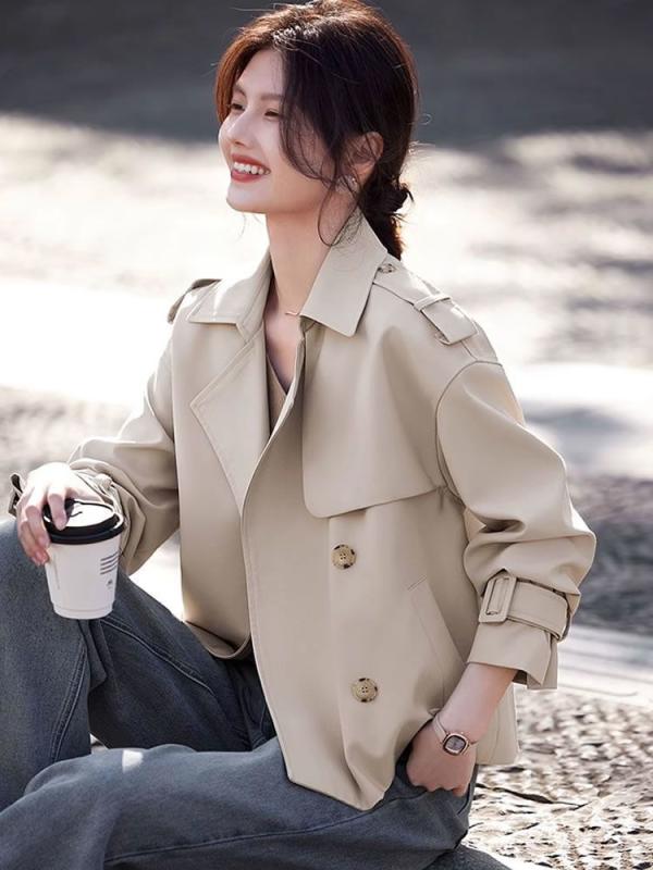・ネックライン: POLO襟・袖丈: ノースリーブ・袖型: プリンセススリーブ・素材: シェニール、スパンデックス（90%以上95%未満）・カラー展開: アイボリー、コーヒー・サイズ展開: S、M、L、XL、XXL・スタイル: コンサバ、お姉系・前立て: ダブルブレスト・性別: 女性・カテゴリ: ジャケット