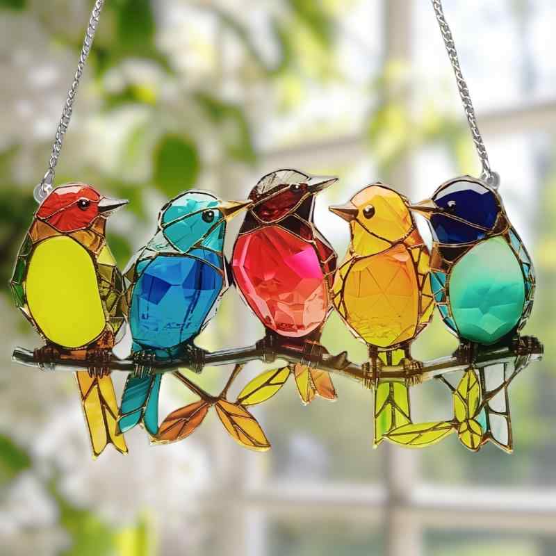 ・カテゴリ: 車載吊り下げ飾り・スタイル: ジェンダーレス・素材: アクリル・デザイン: 鳥・仕様: チェーン