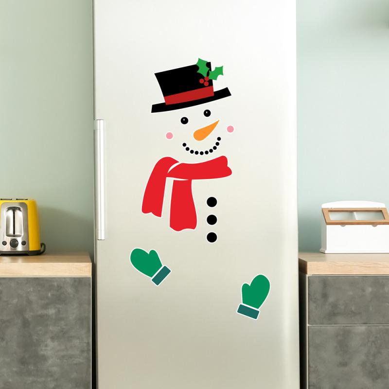 マグネット 玄関ドア 飾り クリスマス 雪人 スノーマン デコレーション ガレージ 車庫 冷蔵庫 磁石 DIY 防水 キャラクター かわいい 飾り付け